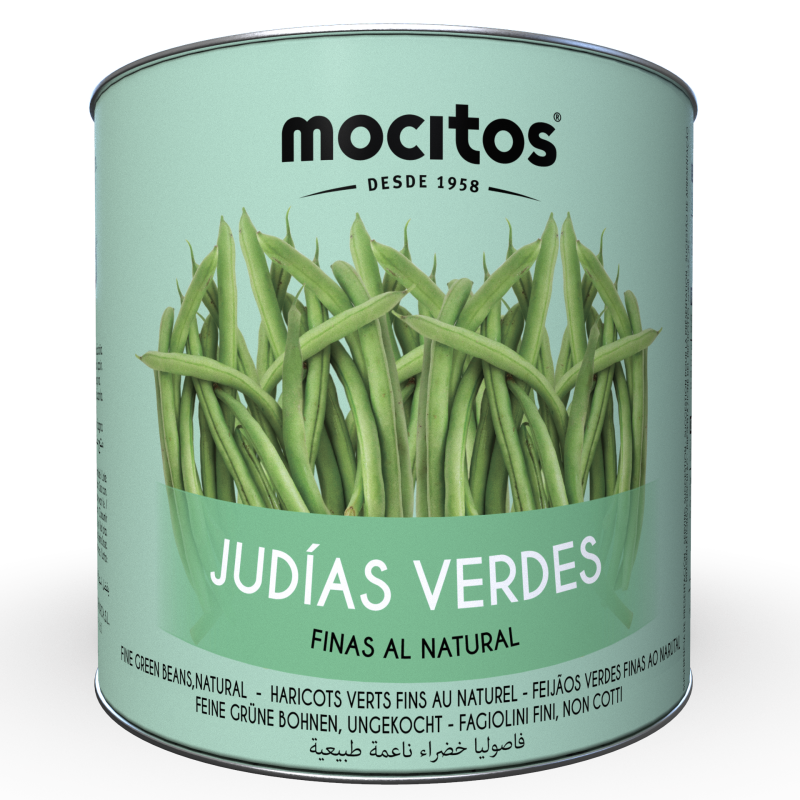 JUDIA VERDE FINA COCIDA (LATA 3 KG)