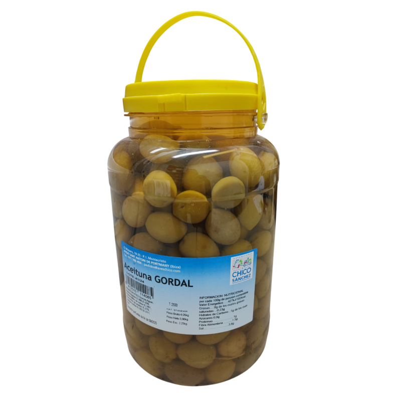 ACEITUNA GORDAL 80/100 (GALON 4,200