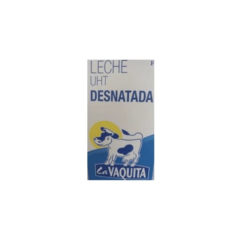 LECHE DESNATADA "LA VAQUITA" (1 LT)