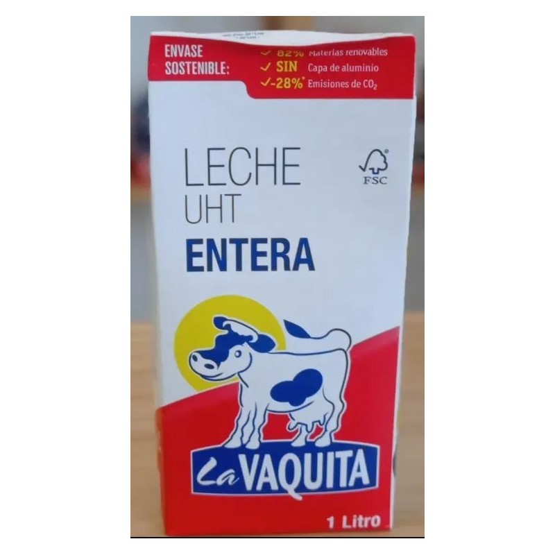 LECHE ENTERA "LA VAQUITA" (1 LT)