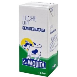 LECHE SEMI "LA VAQUITA" (1 LT)