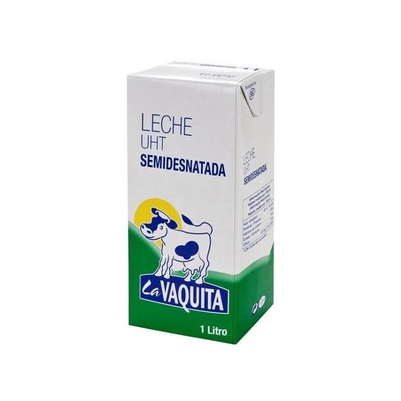 LECHE SEMI "LA VAQUITA" (1 LT)