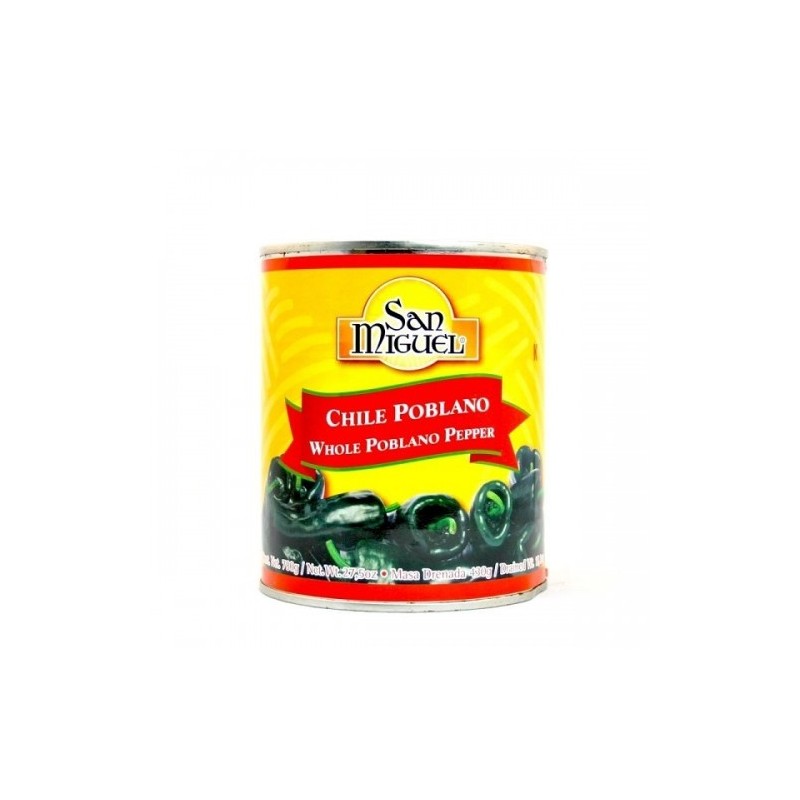 CHILES POBLANOS ENTEROS 780 GR