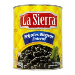 FRIJOL NEGRO REFRITO 3 KG "LA SIERR