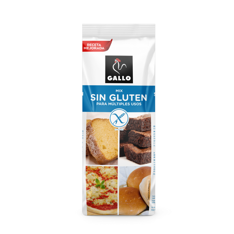 HARINA SIN GLUTEN "GALLO" (500 GR)