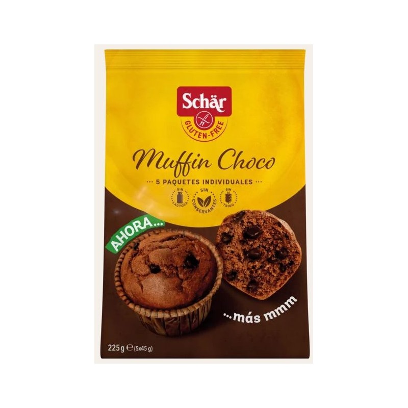 MUFFINS CHOCO SIN GLUTEN 65 GR"SCHA