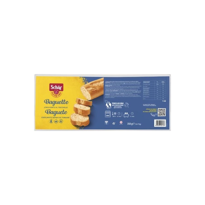 BAGUETTE 350g*6 UD SIN GLUTEN