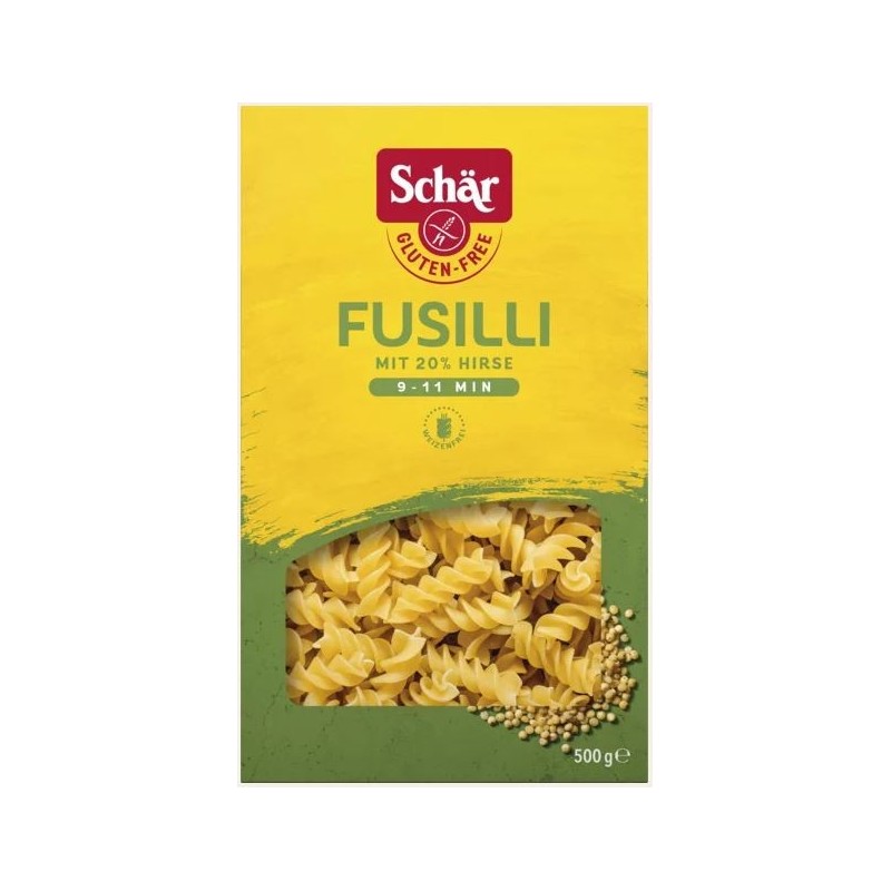 FUSILLI SIN GLUTEN 1000 GR "SCHAR"