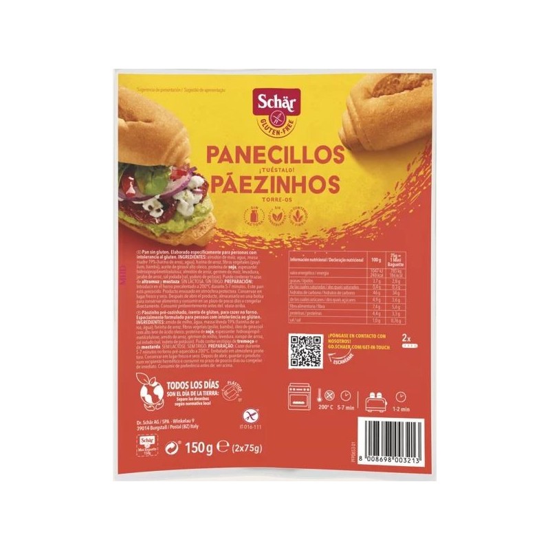 PANECILLOS 150g SIN GLUTEN