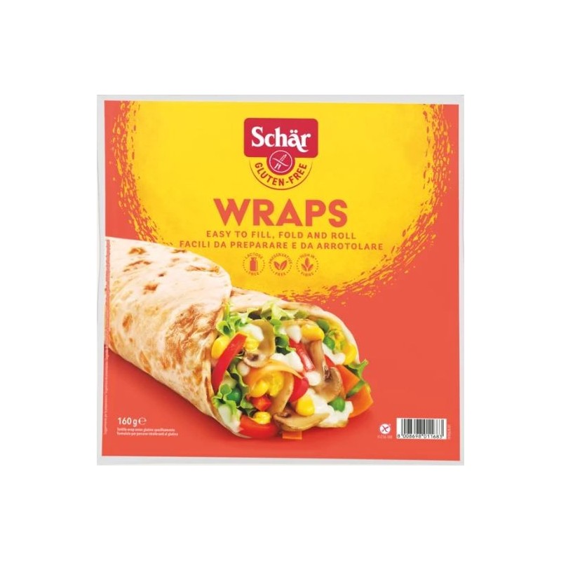 WRAPS 160 GR*6 SIN GLUTEN